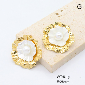 6E3002814vbll-G038  316 Pin  Stainless Steel Earrings