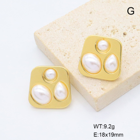 6E3002815vbll-G038  316 Pin  Stainless Steel Earrings