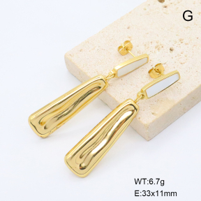 6E3002823vbll-G038  316 Pin  Stainless Steel Earrings