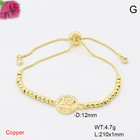 F6B406950ablb-L017  Fashion Copper Bracelet