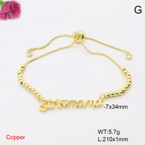 F6B406954ablb-L017  Fashion Copper Bracelet