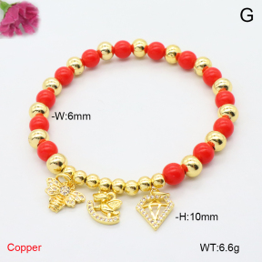 F6B407023bbok-L002  Fashion Copper Bracelet