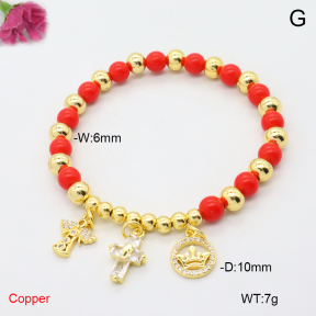 F6B407027bbok-L002  Fashion Copper Bracelet