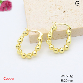 F6E200818ablb-L017  Fashion Copper Earrings