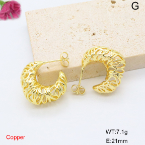 F6E200827ablb-L017  Fashion Copper Earrings