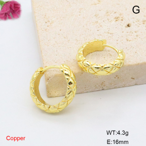 F6E200835baka-L017  Fashion Copper Earrings