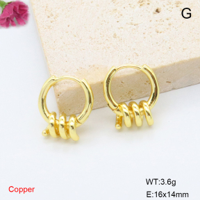 F6E200840baka-L017  Fashion Copper Earrings