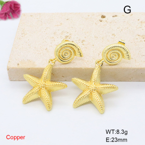 F6E200843vbmb-L017  Fashion Copper Earrings