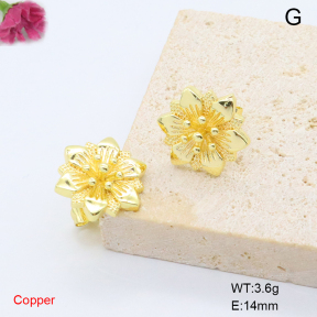 F6E200855baka-L017  Fashion Copper Earrings