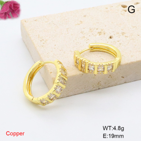 F6E405856bbov-L017  Fashion Copper Earrings