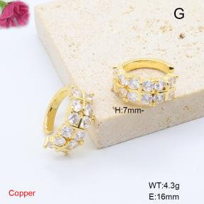 F6E405859ablb-L017  Fashion Copper Earrings