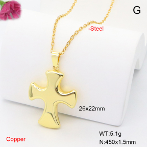 F6N201111aajl-L017  Fashion Copper Necklace