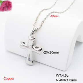 F6N201114avja-L017  Fashion Copper Necklace