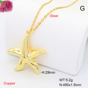 F6N201115avja-L017  Fashion Copper Necklace