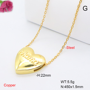 F6N201117vaia-L017  Fashion Copper Necklace