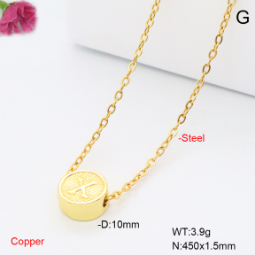 F6N201143vaia-L017  Fashion Copper Necklace