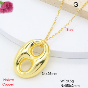 F6N201151vail-L002  Fashion Copper Necklace