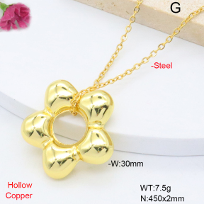 F6N201158vail-L002  Fashion Copper Necklace