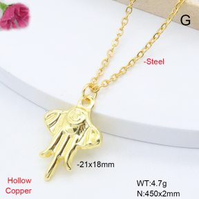 F6N201163vaia-L002  Fashion Copper Necklace