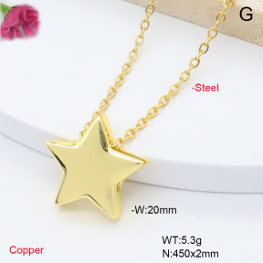 F6N201173vaia-L002  Fashion Copper Necklace