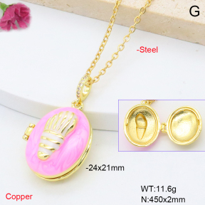 F6N301789vbll-L002  Fashion Copper Necklace