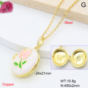 F6N301790vbll-L002  Fashion Copper Necklace