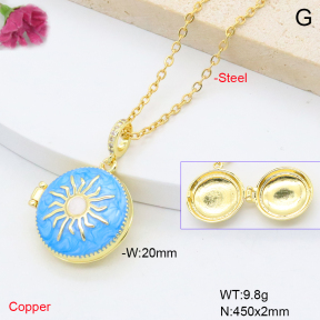 F6N301794vbll-L002  Fashion Copper Necklace