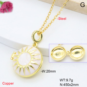 F6N301796vbll-L002  Fashion Copper Necklace