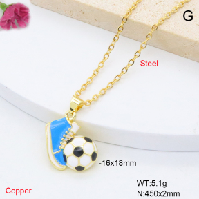F6N301802aajl-L002  Fashion Copper Necklace