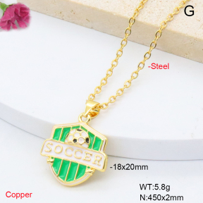 F6N301809vail-L002  Fashion Copper Necklace