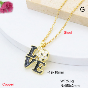 F6N301811avja-L002  Fashion Copper Necklace
