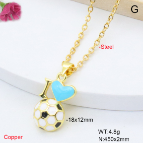 F6N301813vail-L002  Fashion Copper Necklace