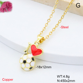 F6N301814vail-L002  Fashion Copper Necklace