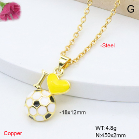 F6N301815vail-L002  Fashion Copper Necklace