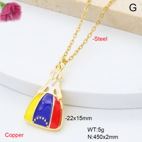 F6N301817vail-L002  Fashion Copper Necklace