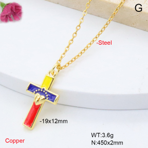 F6N301818vail-L002  Fashion Copper Necklace