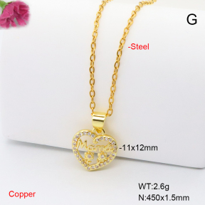 F6N409255vail-L017  Fashion Copper Necklace