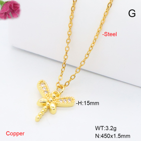 F6N409257vaia-L017  Fashion Copper Necklace