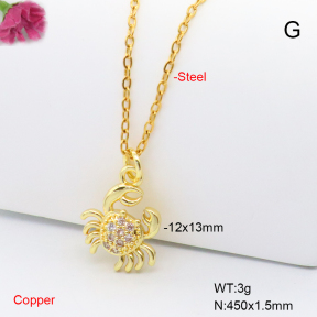 F6N409258vail-L017  Fashion Copper Necklace