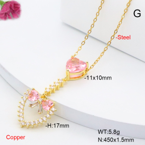 F6N409259baka-L017  Fashion Copper Necklace