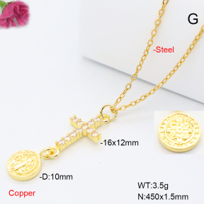 F6N409260avja-L017  Fashion Copper Necklace