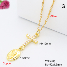 F6N409261avja-L017  Fashion Copper Necklace