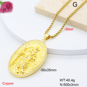 F6N409270vbnb-L002  Fashion Copper Necklace