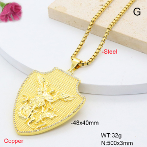 F6N409273bbov-L002  Fashion Copper Necklace