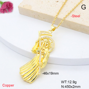 F6N409276aakl-L002  Fashion Copper Necklace
