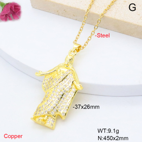 F6N409279ablb-L002  Fashion Copper Necklace