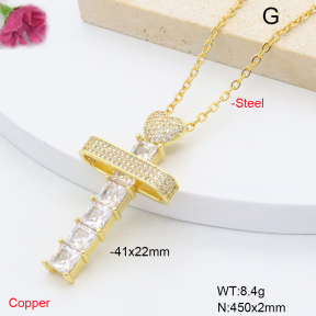 F6N409280vbnl-L002  Fashion Copper Necklace