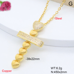 F6N409281ablb-L002  Fashion Copper Necklace
