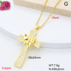 F6N409282ablb-L002  Fashion Copper Necklace