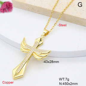 F6N409284aakl-L002  Fashion Copper Necklace